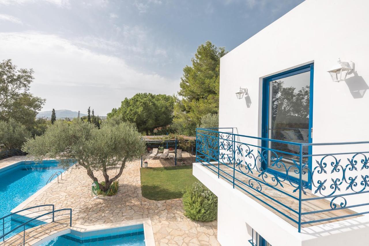 Summer Villa Pasiphae Private Pool - Bbq -Beach 2Min Sounion Ngoại thất bức ảnh