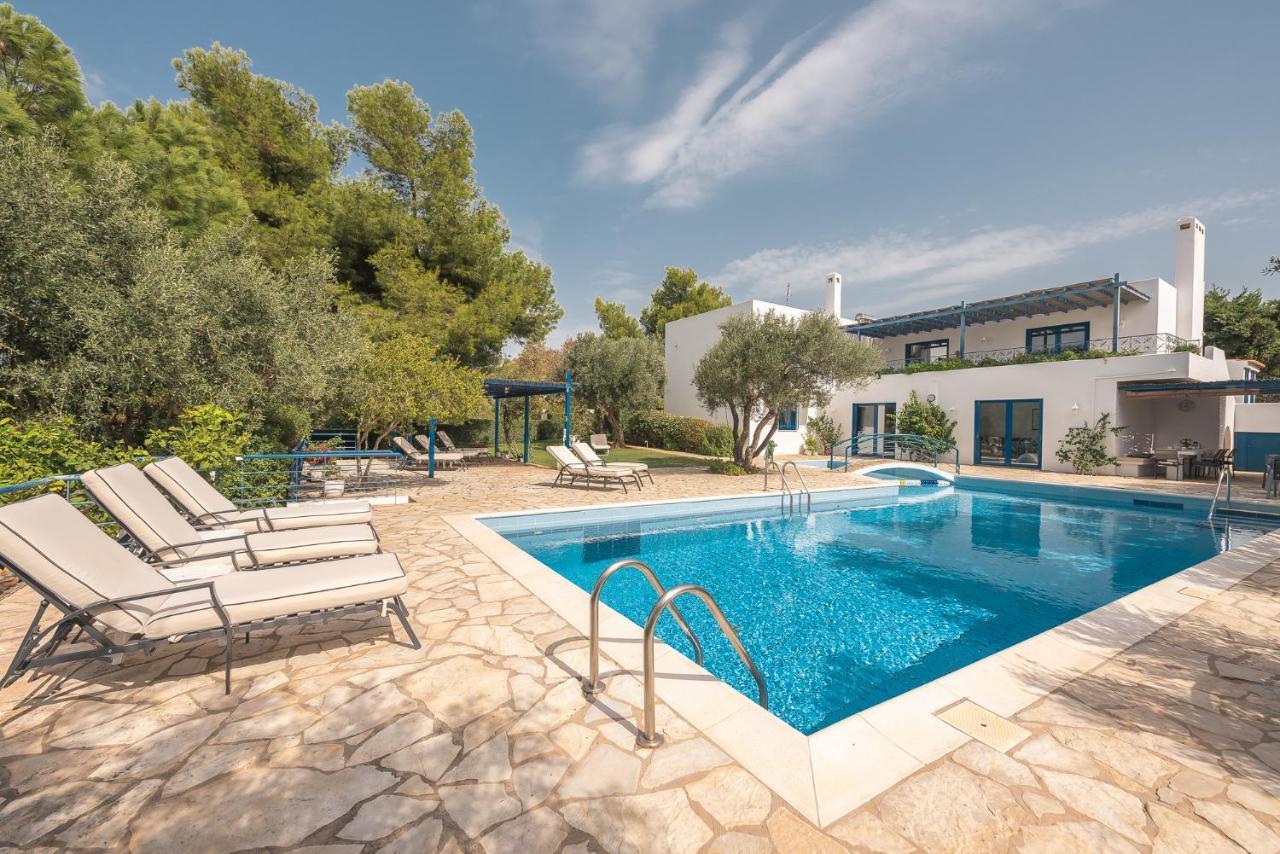 Summer Villa Pasiphae Private Pool - Bbq -Beach 2Min Sounion Ngoại thất bức ảnh