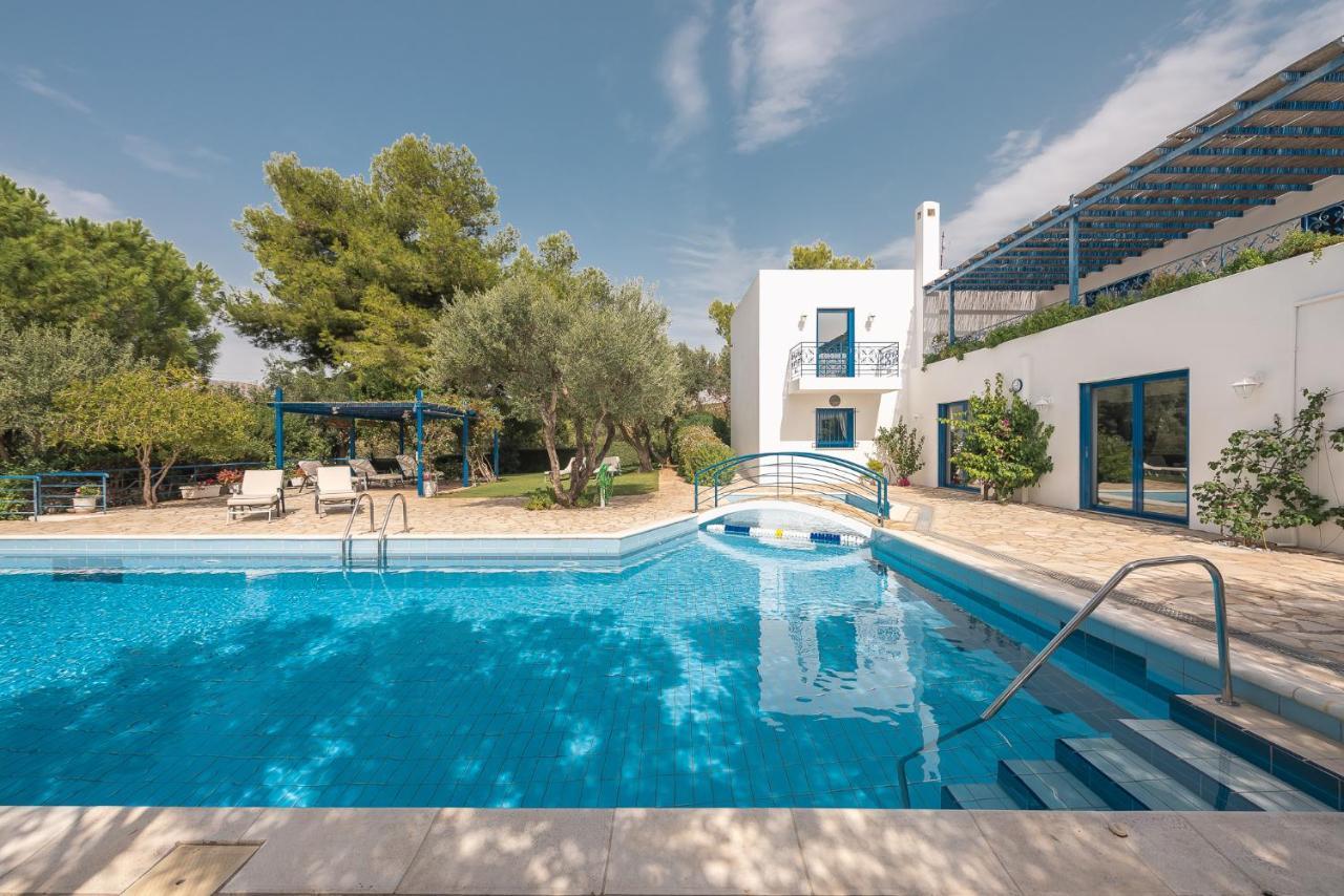 Summer Villa Pasiphae Private Pool - Bbq -Beach 2Min Sounion Ngoại thất bức ảnh