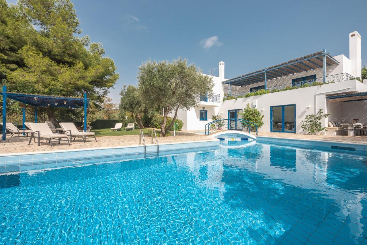 Summer Villa Pasiphae Private Pool - Bbq -Beach 2Min Sounion Ngoại thất bức ảnh
