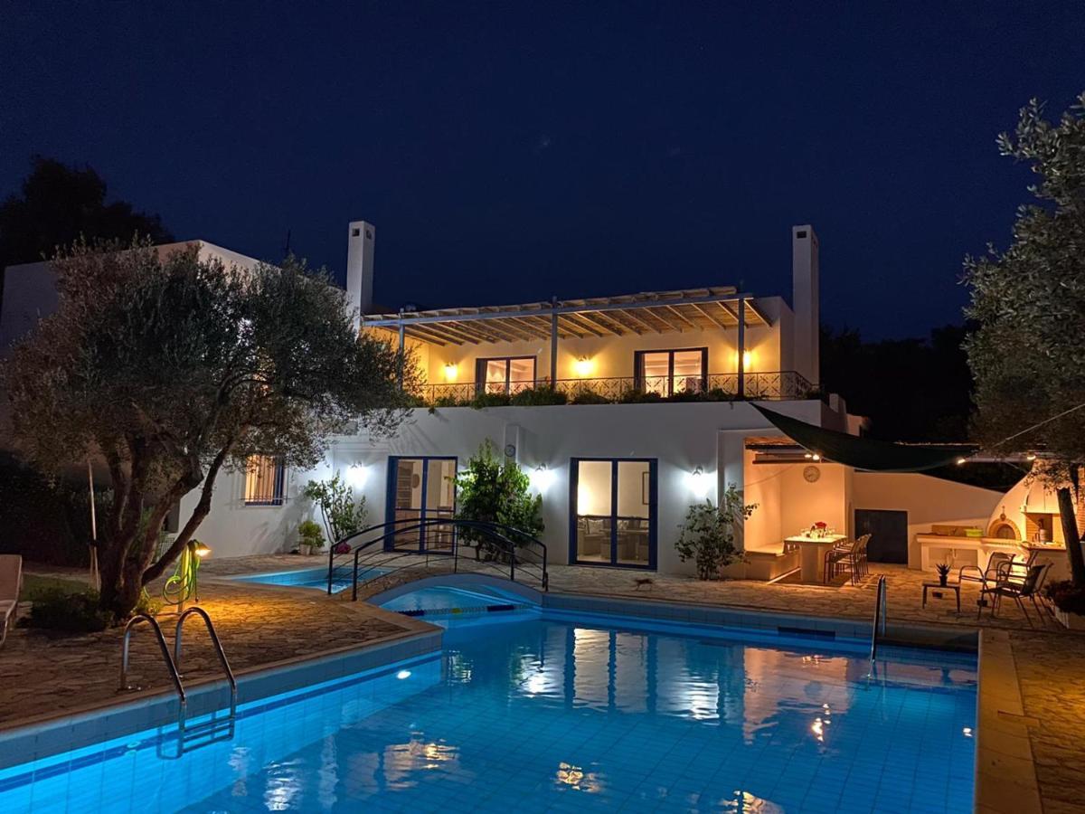 Summer Villa Pasiphae Private Pool - Bbq -Beach 2Min Sounion Ngoại thất bức ảnh